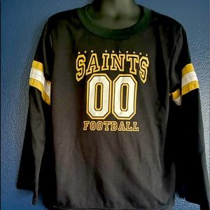 NFL Boy’s Saints Long Sleeve Tee